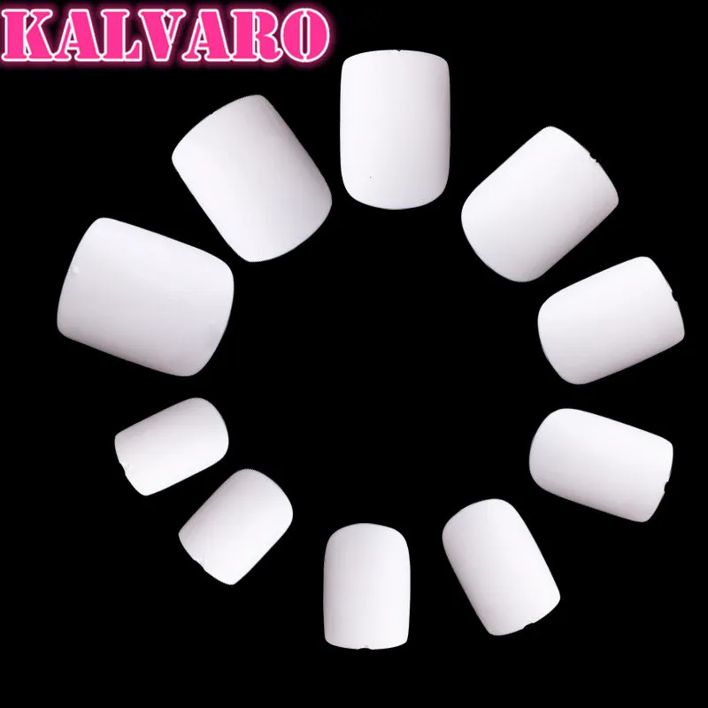 Kalvaro 600 накладные ногти шт прозрачные/натуральные/белые в французском стиле