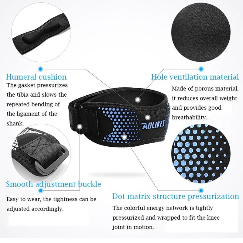 

Compression Leg Support 1pc Knee Pad Sleeve Soft Breathable Protector For Outdoor Cycling Climbing Protect Bone Knee protection