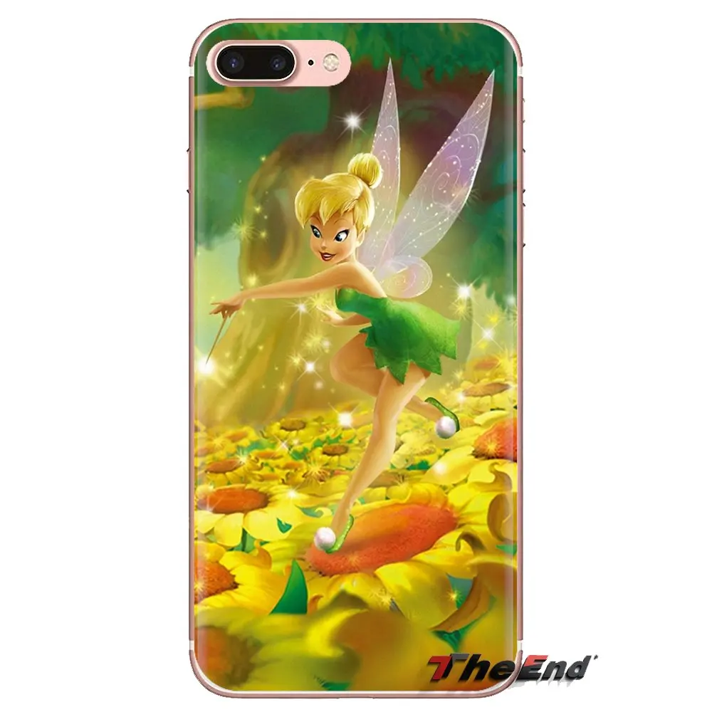 Силиконовый чехол для samsung Galaxy S3 S4 S5 Mini S6 S7 Edge S8 S9 S10 Plus Note 3 4 5 8 9 Jp tinkerbell tinker bell Periwinkle |