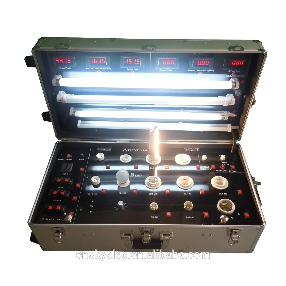 

LED demo case multifunction led test case led lumen tester