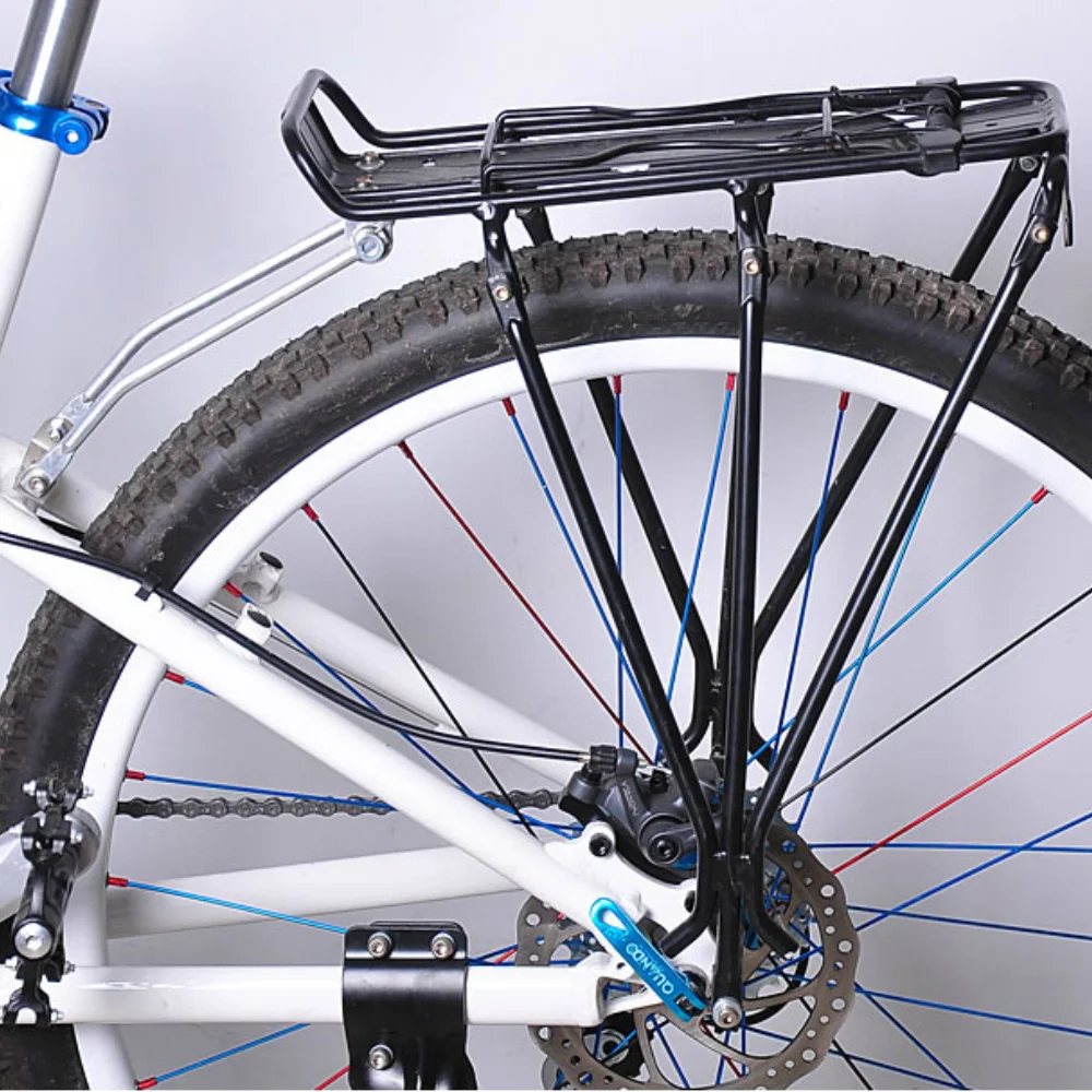 

Bike Cargo Rack Bike Aluminum Rear Rack Isothermal Bag Bicycle Frame Rear Luggage Rack Shelf Bicycle Touring Carrier Accessories
