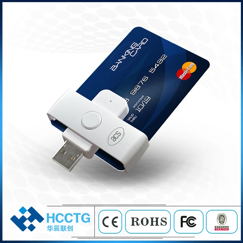 Новый карманный Mate II Smart Contact IC Chip Memory USB Type-A 2 0 кардридер | Компьютеры и офис