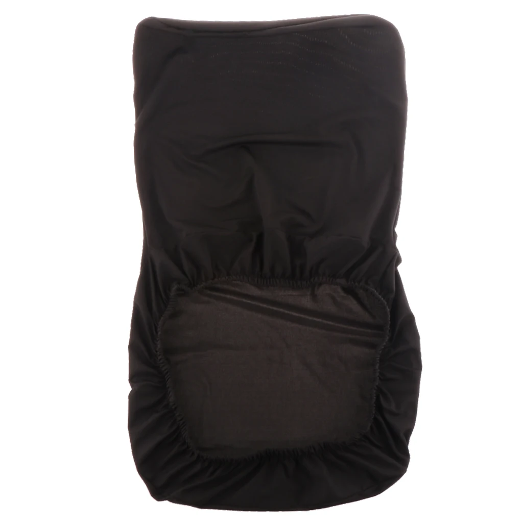 Универсальный чехол для стула с низкой спинкой на сиденье эластичной лентой