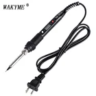 Электрический паяльник 80 Вт, паяльник с цифровым ЖК-дисплеем, регулировкой температуры и 5 жалами