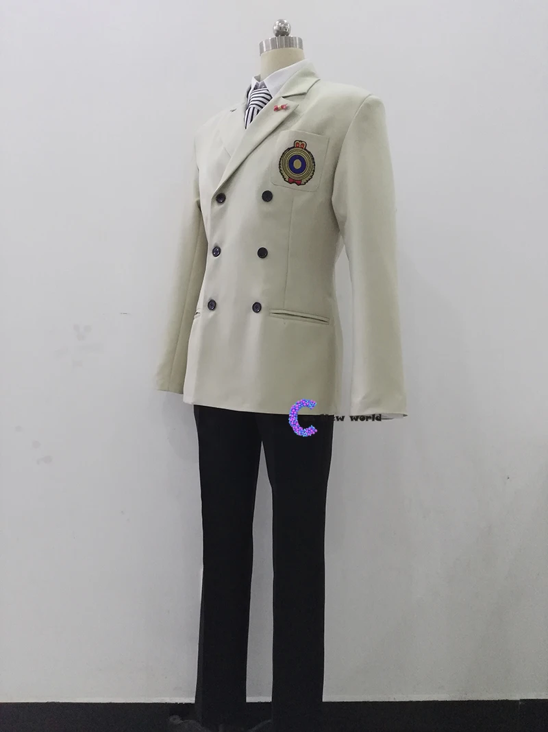 Костюм для косплея Persona 5 Goro Akechi комплект школьной формы P5 аниме карнический парик