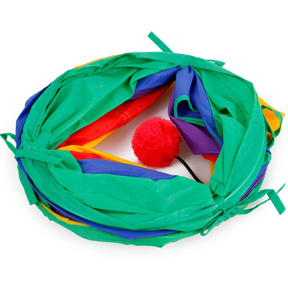 14 шт. туннель для кошек игрушки набор Симпатичные Забавные головоломки складной