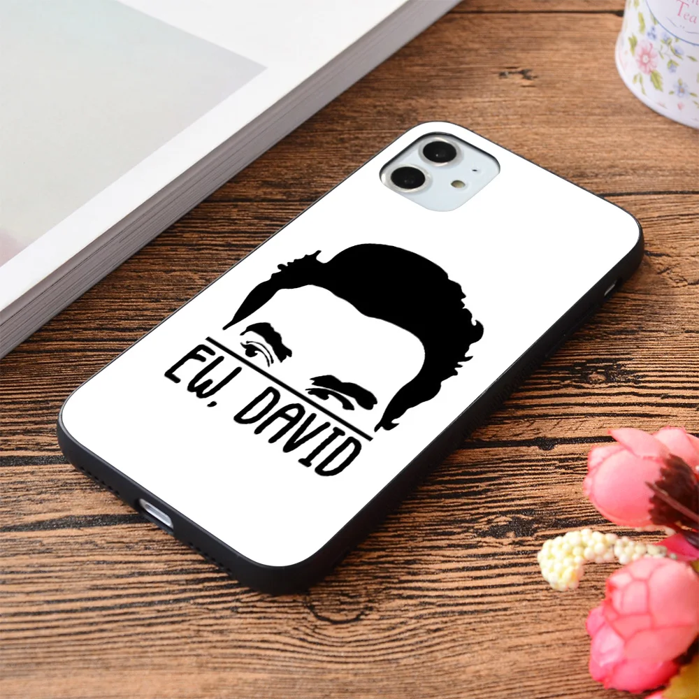 

For iPhone Ew David on White Soft TPU border Apple iPhone Case