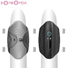 Вибратор для мужчин, тренажер для пениса, мастурбатор для задержки эякуляции, стимуляция головки члена, вибромассажер, 10 режимов