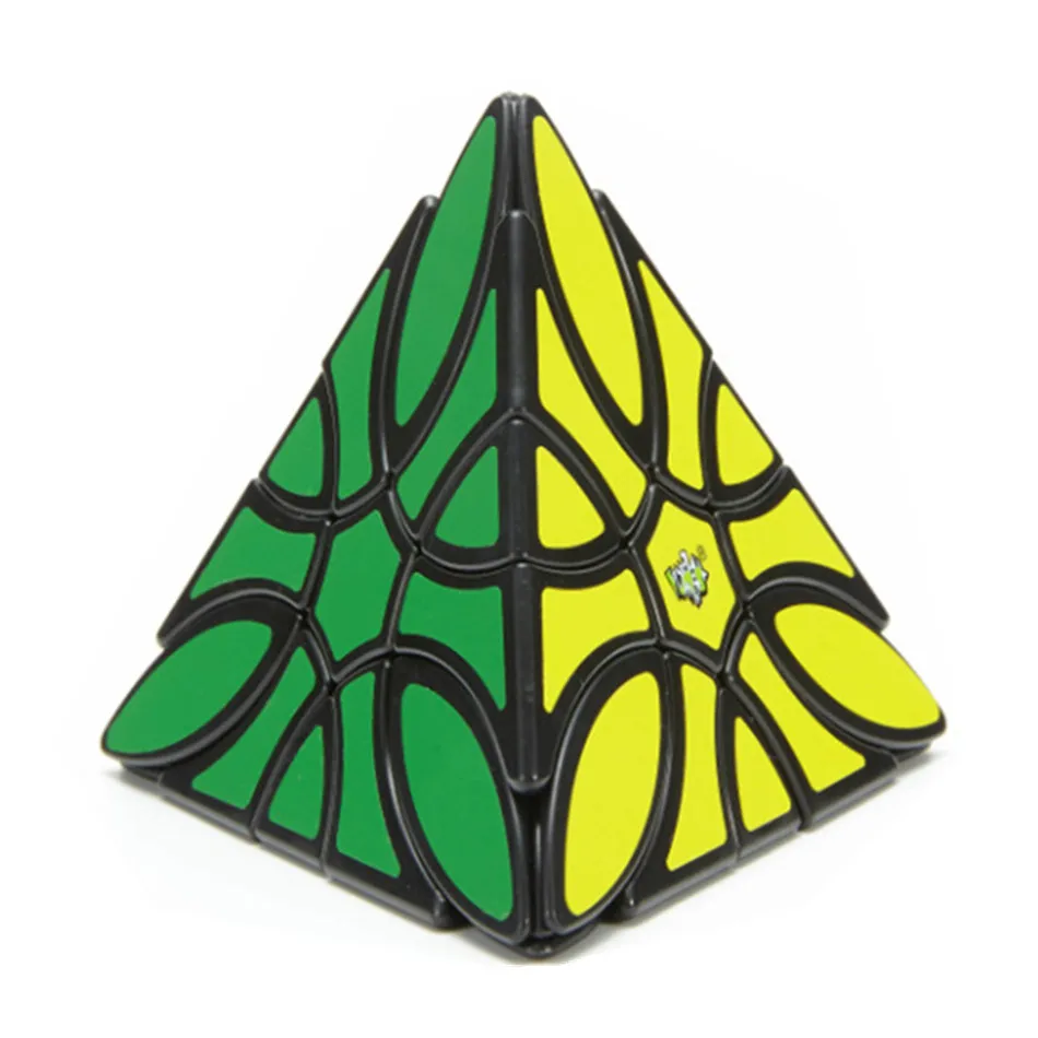 Магический куб с клевером LanLan головоломка пирамида особой формы 4 Сторон