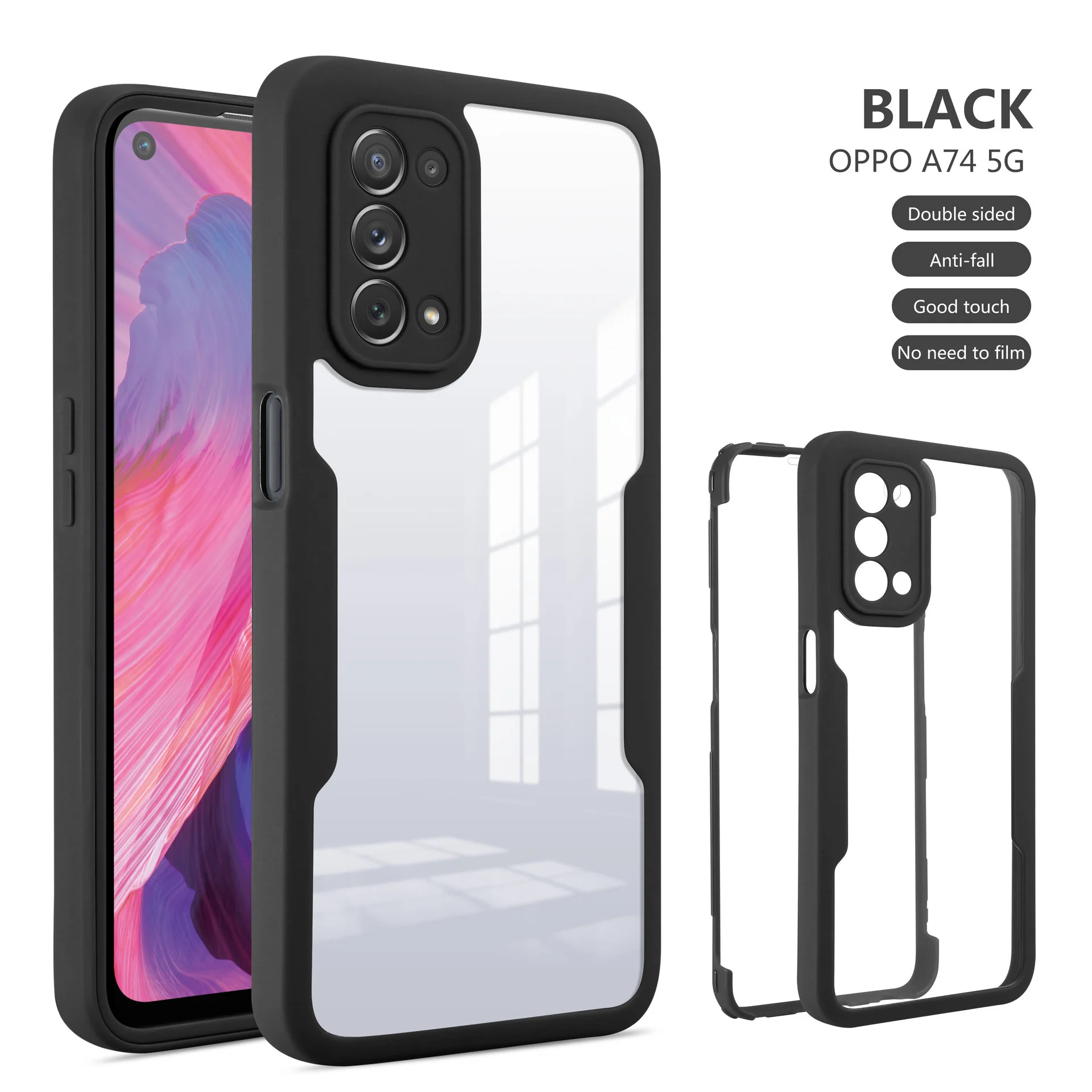 

Qicai 360 all inclusive mobile phone case is applicable to Samsung a02s full coverage a52 shell film integrated A72 a21s