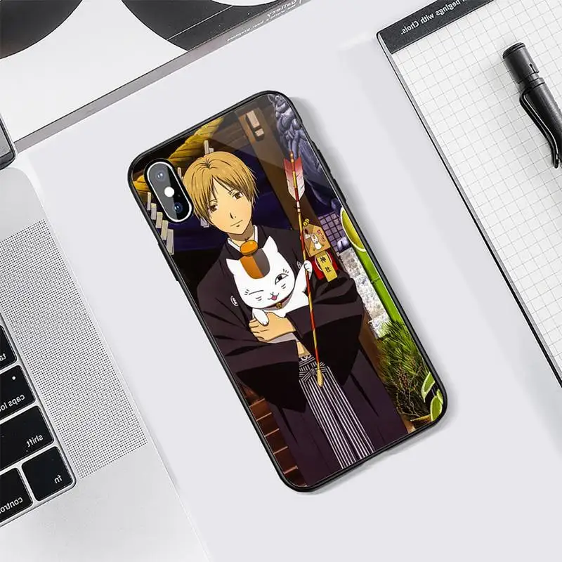 

Natsume's Book of Friends anime Phone Case Tempered glass For iphone 5C 6 6S 7 8 plus X XS XR 11 PRO MAX