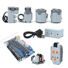 Модификация радиоуправляемого двигателя Bugatti, набор с функцией мощности, совместим с высокотехнологичными автомобилями 42083 20086, строительные блоки MOC, игрушки сделай сам