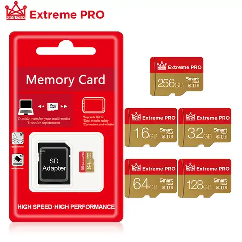 Micro SD карта памяти, класс 10, 8 ГБ, 16 ГБ, 32 ГБ, 64 ГБ