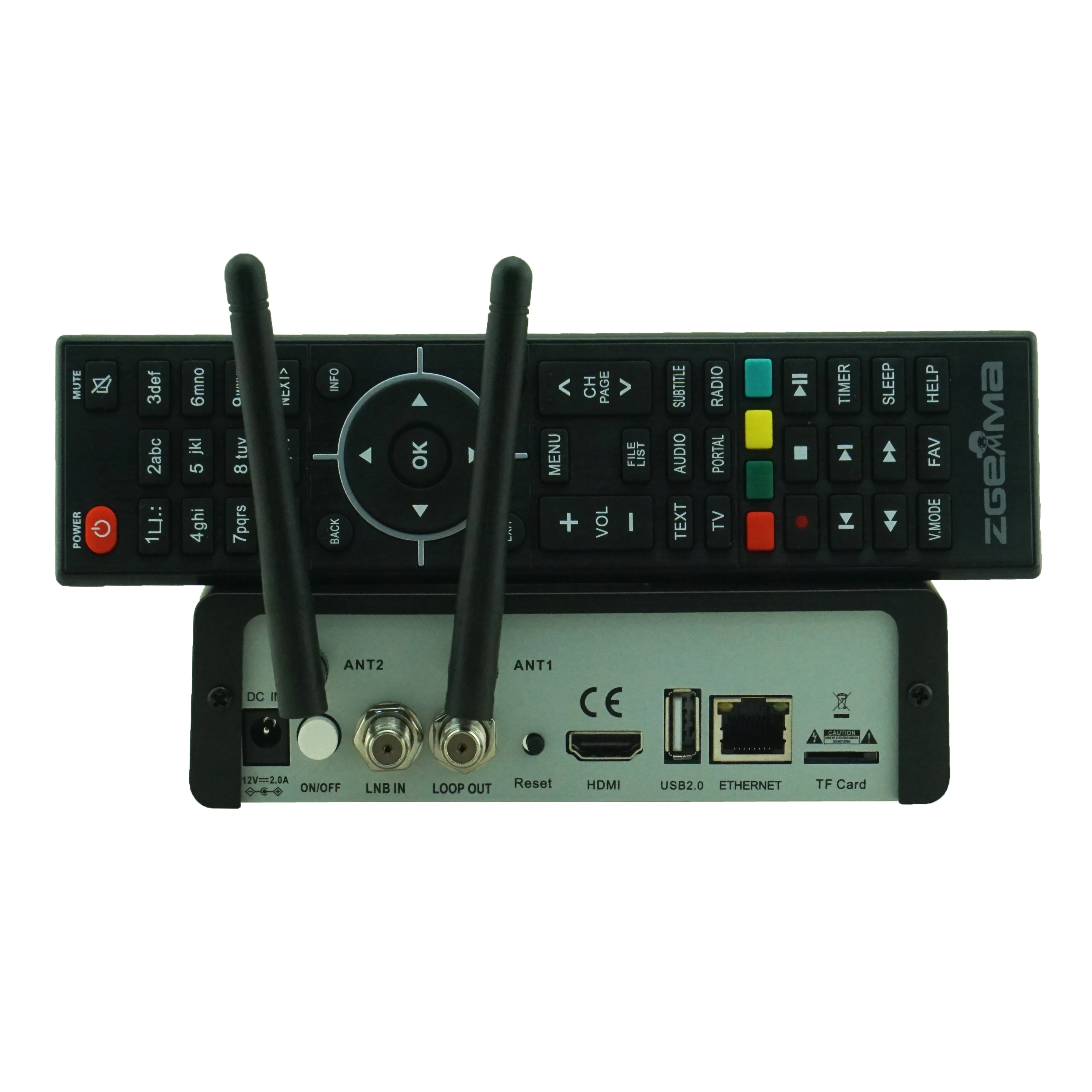 2 шт./лот ZGEMMA H9S SE с Linux + Android двойной SystemDVB S2X в формате 4K UHD Enigma2 спутникового