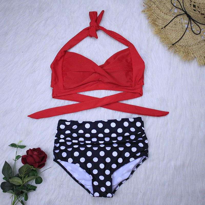

Polka Dots Bikinis Set Sexy Swimsuit Push Up Brazilian Bikini Suits Female Swimming Bikini 2021 Bikini Two Piece New Swim