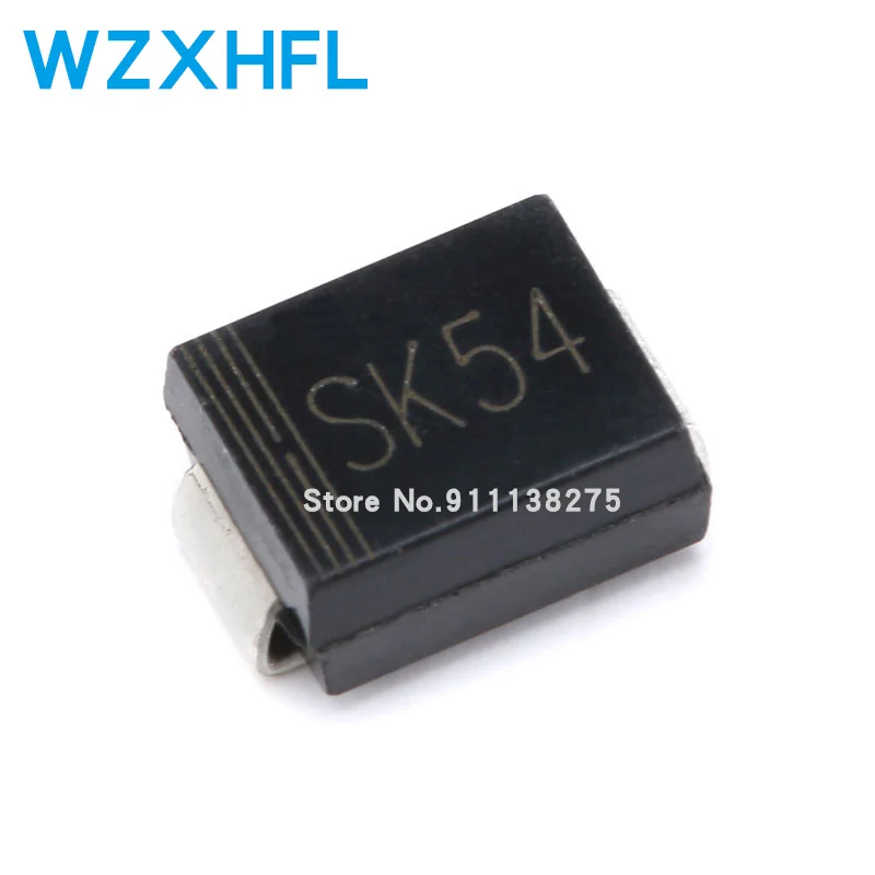 50pcs SS54 SMC SS540 SMD SK54 5A 40V DO-214AB Schottky diode New and Original |