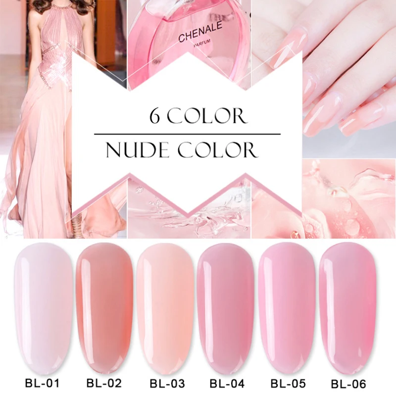 

Цветной Гель-лак для ногтей телесного цвета, 15 мл, розовый нефрит, полированные цвета на выбор, долговечная краска, гибридный гвоздь, основа, УФ-светодиодный гель-конструктор розового цвета
