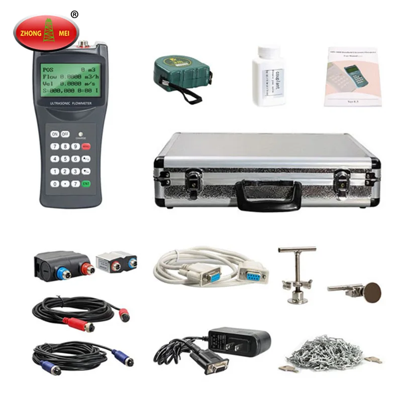 

Small Portable Hand Held Hydraulic Flow Meter Ultrasonic Flowmeter