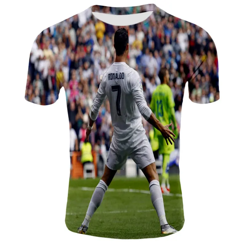 Реал Мадрид 2018 2019 футбол Джерси aaa Мужская 3D футболка/Дети спортивный костюм