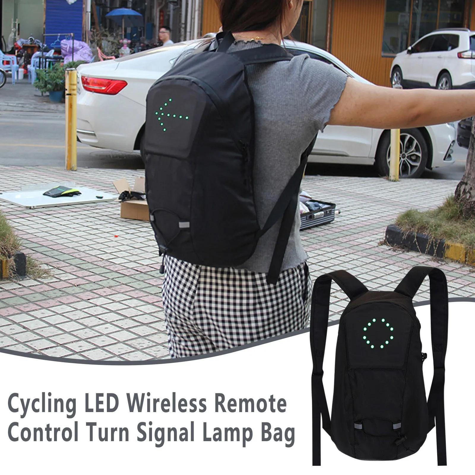 Стандартный конфигурации беспроводной дистанционный пульт световых сигналов 15 литр рюкзак черный