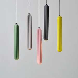 New Designer Led Pendant Light Lamparas De Techo Colgante Moderna Living Kitchen Dining Hanging Indoor Decor Macaron Nordic Lamp