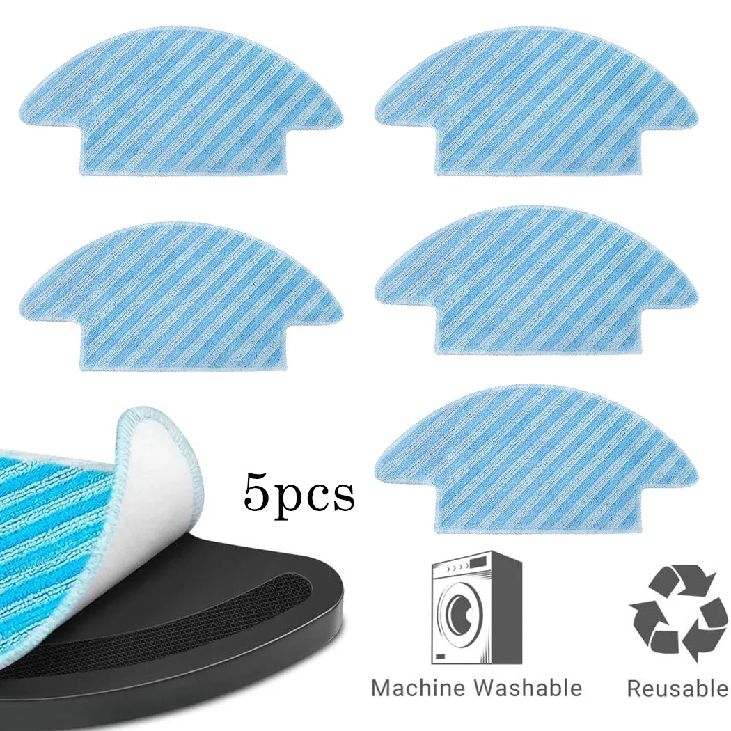 

5 Mop Fit For Lefant M210 M210S M210B M213 M201 T700 M571 M210S OKP K3 Robotic Vacuum Cleaner Made Of High-quality Materials