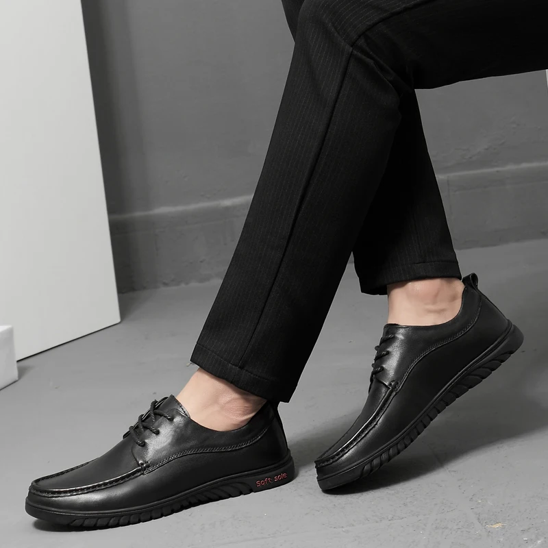 

Leather Casual Shoes Men Sports Casual Shoes Breathable Mens Leather Men's Sneakers Men Fashion Shoe Man Summer Flat Sneaker