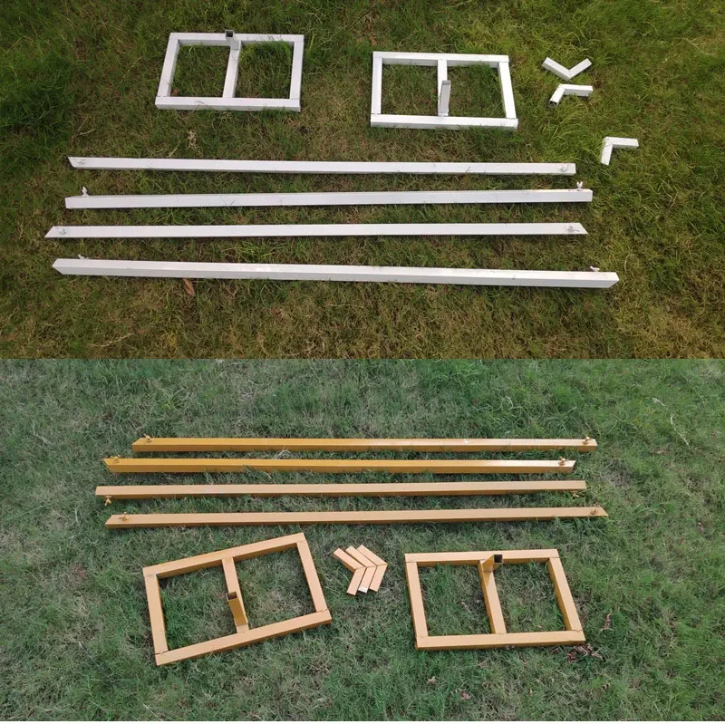 Фон для свадьбы реквизит Железный искусство пятиугольная рамка внешняя