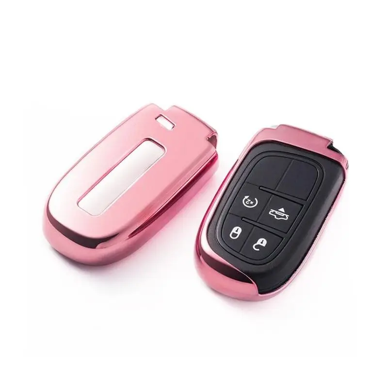1 шт. Мягкий ТПУ Смарт брелок для дистанционного ключа чехол Jeep Chrysler Dodge|Футляр