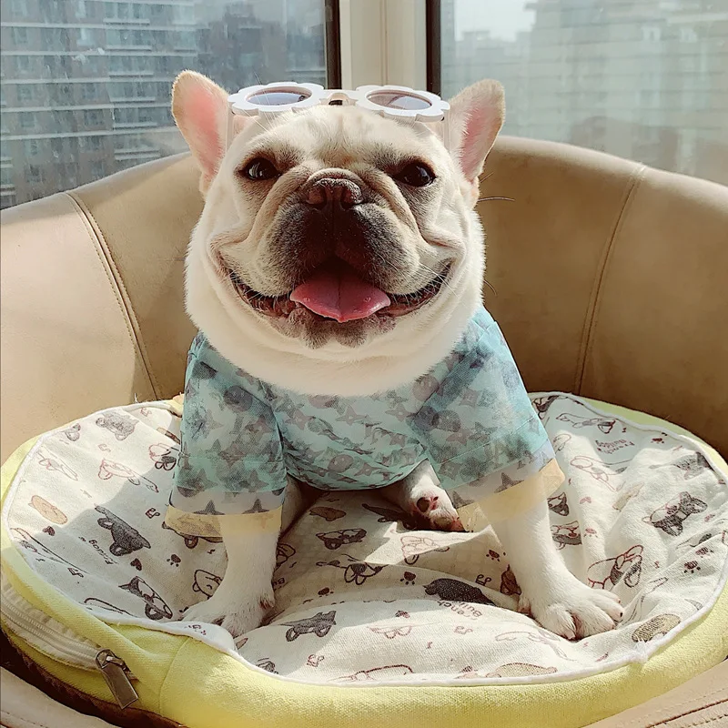 Pet tide брендовая многослойная сетчатая дышащая Макарон из органзы с коротким