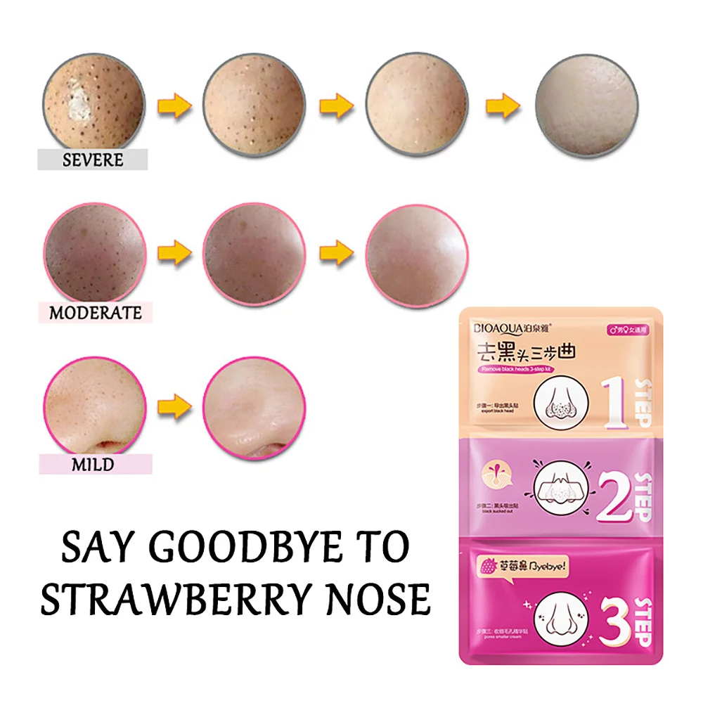 50 шт. 3 в 1 маска для удаления черных точек|Средства ухода и маски| |