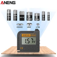 aneng 168max digital lithium battery capacity tester universal test checkered load analyzer display check aaa aa button cell