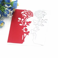 metal cutting die of rose flowers scrapbooking mold paper cards postcard handmade craft stencil album handcraft embossing moulds