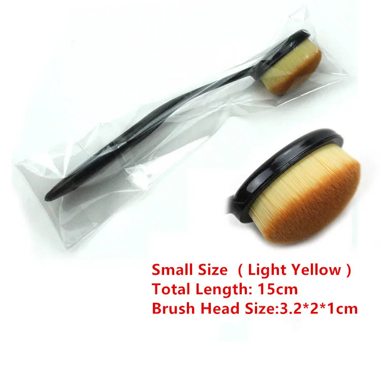 S Size Toothbrush 1 шт. Кисть для макияжа зубная щетка большого размера 16 см Мягкие кисти для макияжа Кисти для основы профессиональные инструменты для макияжа - Handle Color: S Size Toothbrush