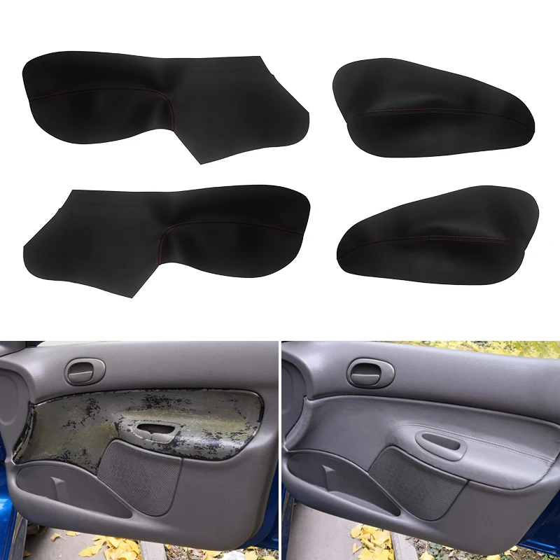 Только 4 двери Стайлинг автомобиля кожаный подлокотник из микрофибры для