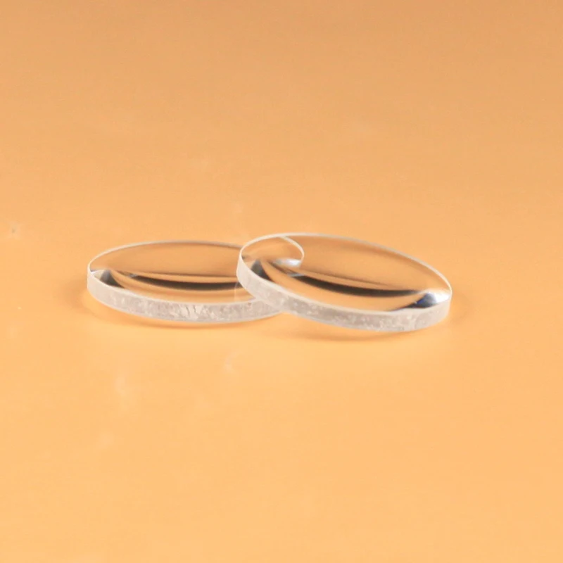 Оптическая двойная выпуклая линза диаметром 30 мм фокусное расстояние 100 K9