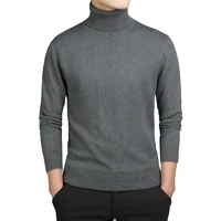 mens sweaters cotton winter warm sweater men black turtleneck pullover slim fit jumper pull knitted men clothing casual xr204