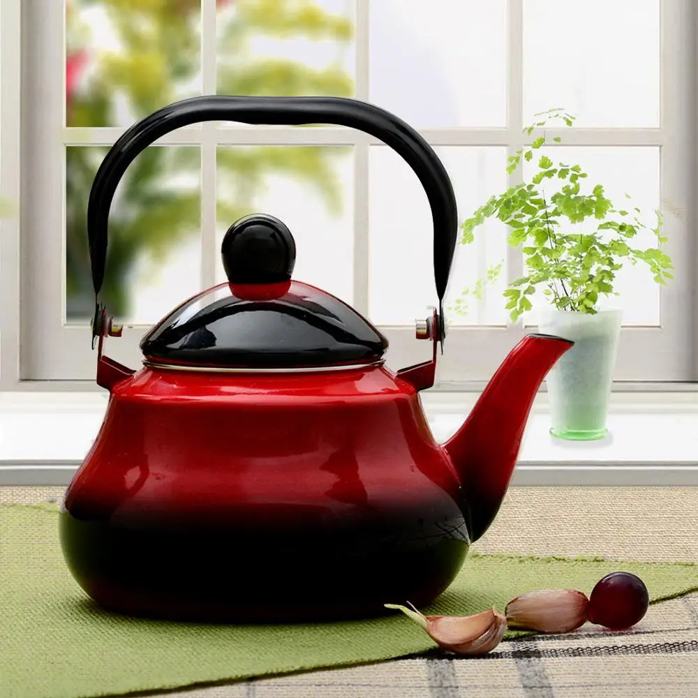 Эмалированная груша форменный горшочек ручка из нержавеющей стали