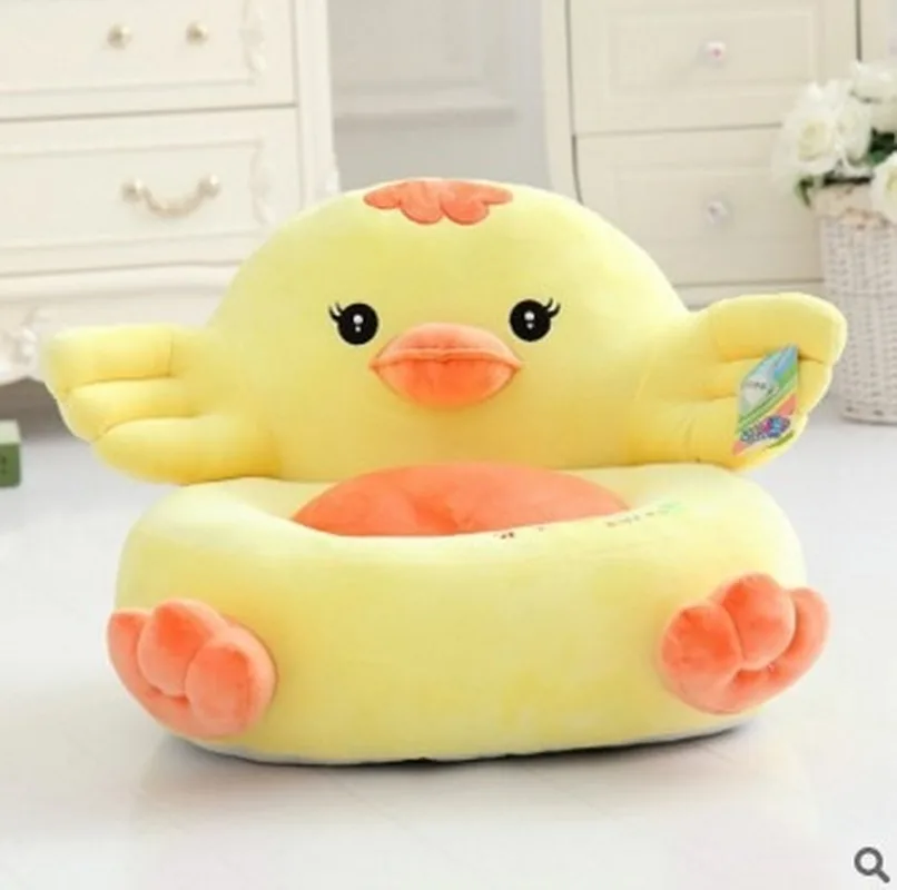 Explosive Children's Cartoon Lazy Sofa Cute Elephant Frog Penguin Plush Seat Comfortable Baby Seat Sofa Plush Toy
