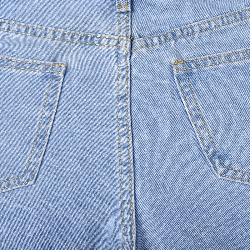 BornToGirl летние джинсовые шорты для женщин с высокой талией синие | Женская одежда