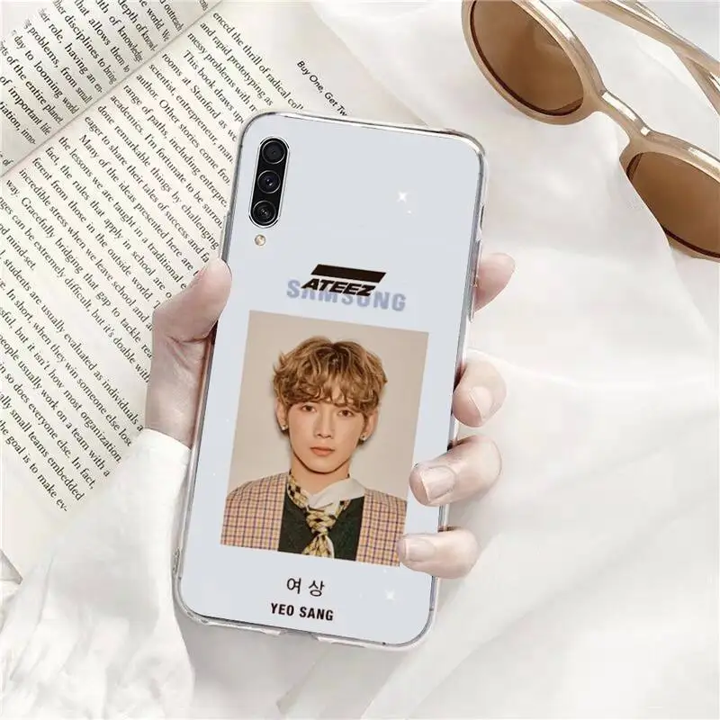 

South Korean Team ateez Phone Case Transparent for Samsung s9 s10 s20 Huawei honor P20 P30 P40 xiaomi note mi 8 9 pro lite plus
