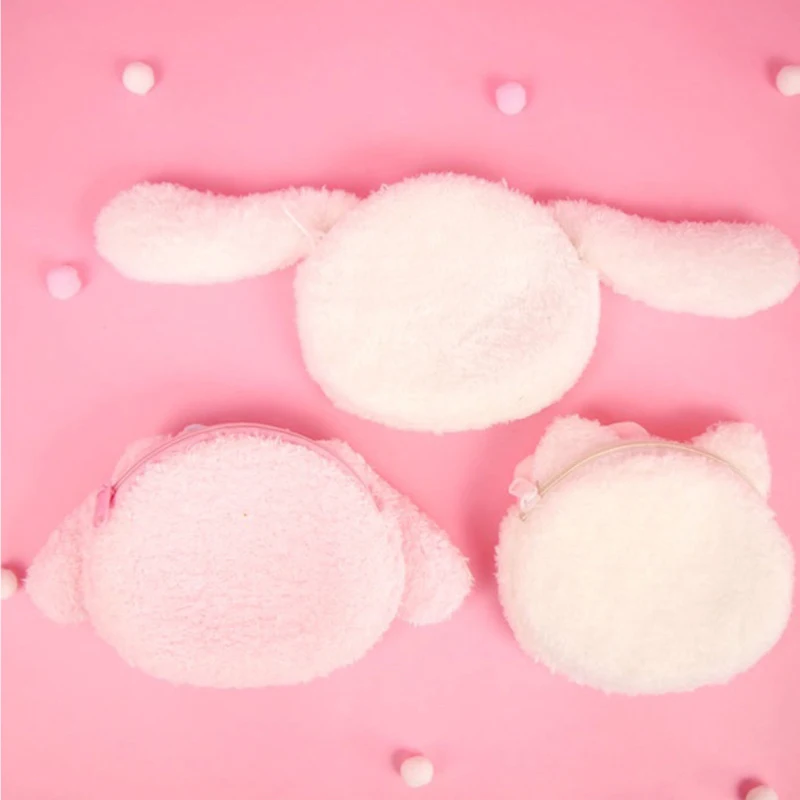 Милый плюшевый Карманный Кошелек с изображением большой ушастой собаки