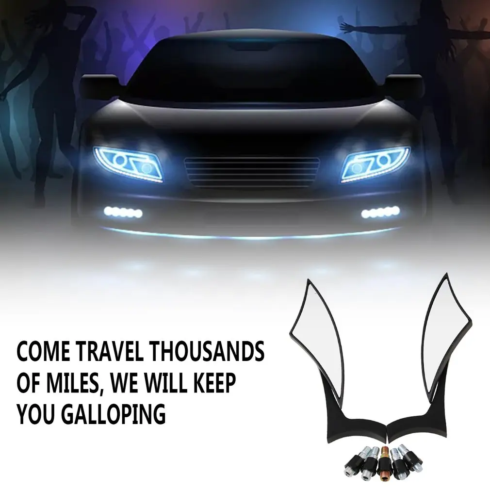 

MB-MR031- Adjustable Durable Mirror Angle Travel Rear View Side View Mirror Steel Shaft And Glass Aluminum Mirrors