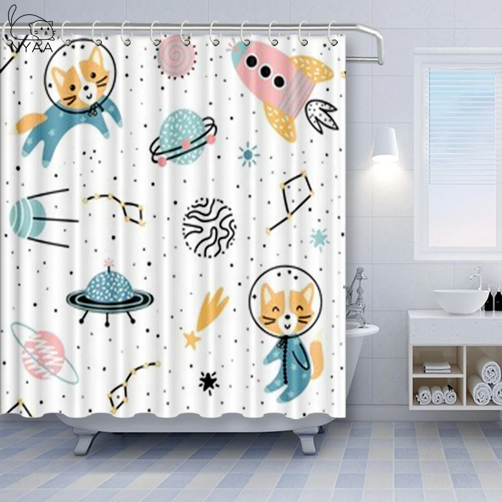 Занавеска для душа Вселенная космос галактика психоделическая