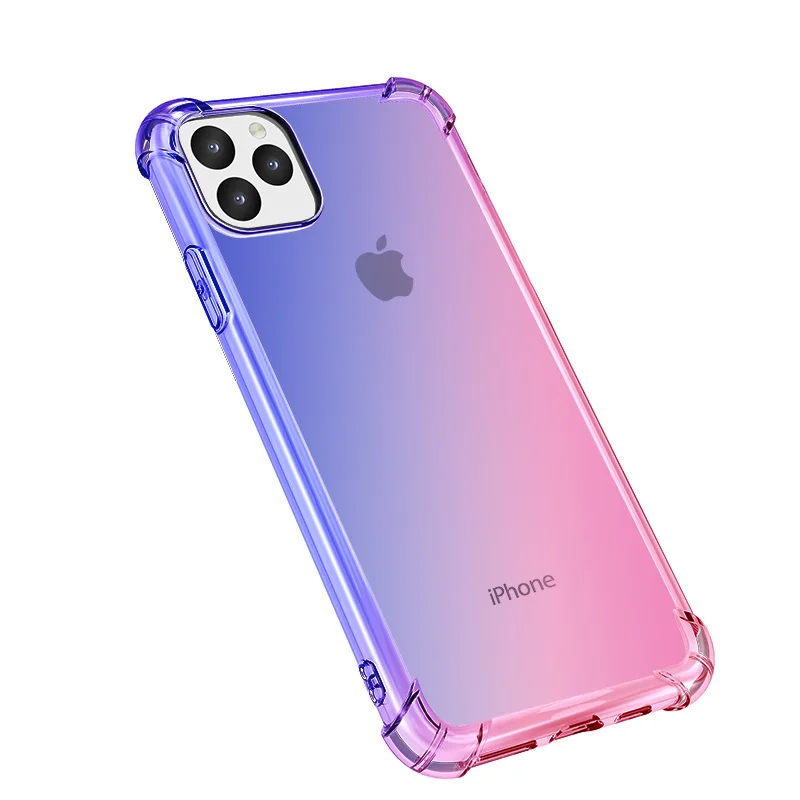 Чехол для Телефона iPhone 7 прозрачный радужный цветной чехол 11 Pro XS Max 6 6s 8 Plus X XR 5s SE