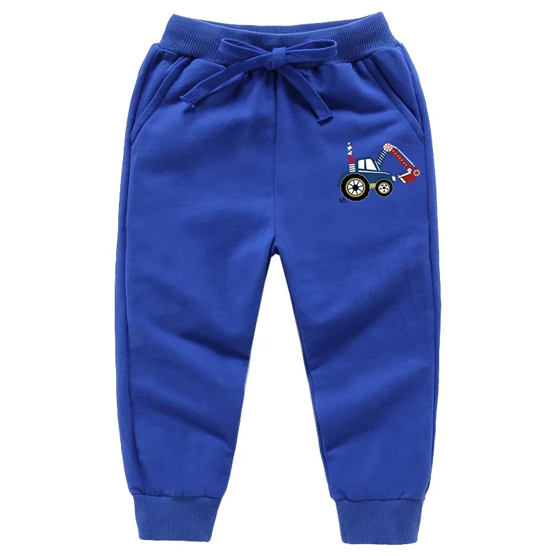 Брюки шаровары детские с мультяшным принтом модные спортивные штаны для школы и