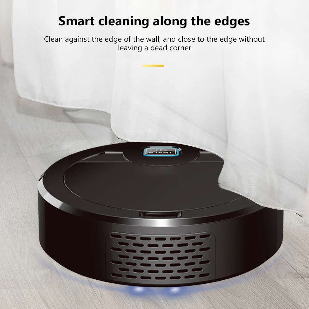 

Robot Vacuum Cleaner Rechargeable Automatic Smart Sweeper Robot 1600Pa Floor Cleaning Vacuum Cleaner