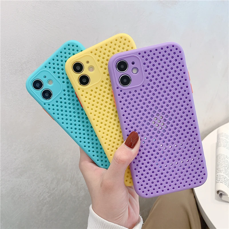 

Luxury Silicone Airbag Shockproof Clear Phone Case For iPhone 11 12 Pro Max Mini X Xs XR 7 8 Plus SE2 2020 Lens Protection Cover
