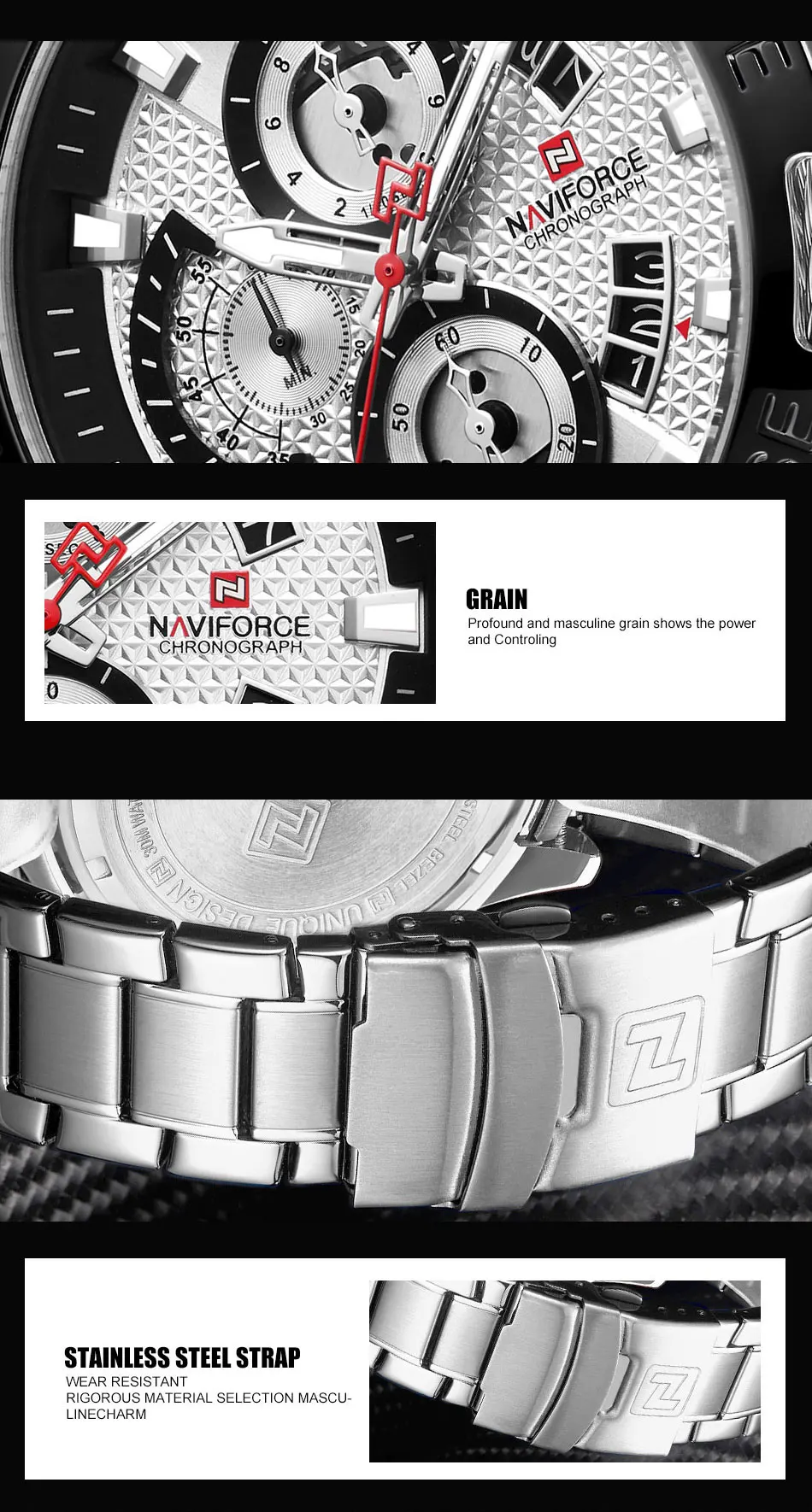 NAVIFORCE мужские часы лучший бренд класса люкс бизнес модные кварцевые часы мужские наручные часы военные часы мужские Relogio Masculino