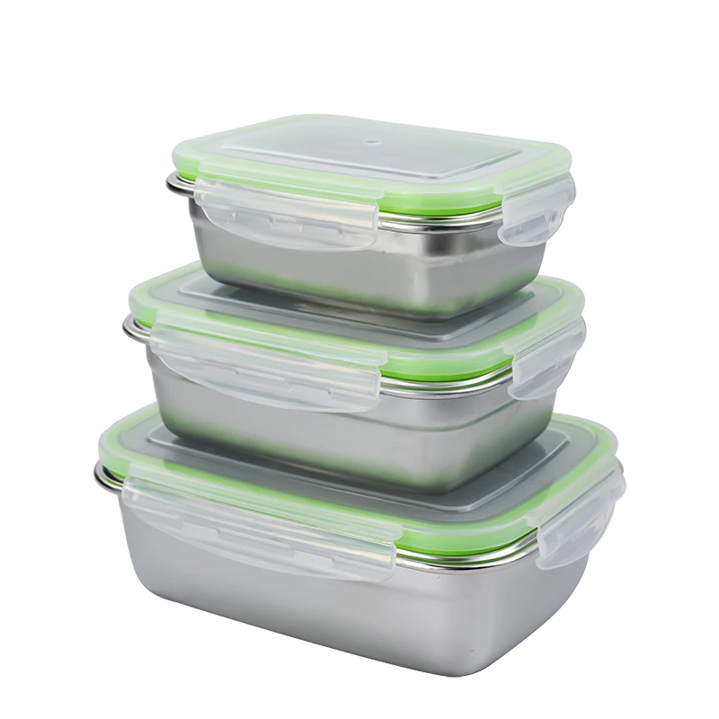 Японский Портативный Ланч бокс для детской школы 304 Нержавеющая Сталь Bento коробка